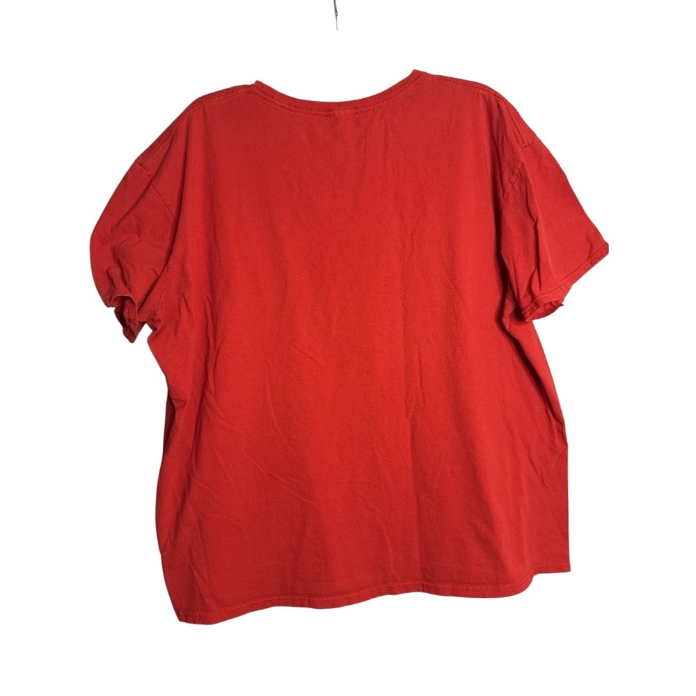 Disney Stitch Unbothered Graphic T Shirt Mens 2XL Red Lilo & Stitch Tee - Picture 3 of 7